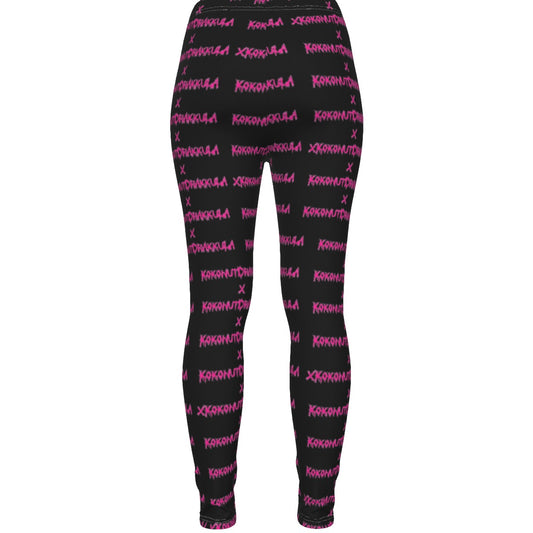 All-Over Print Women's Ripped Leggings