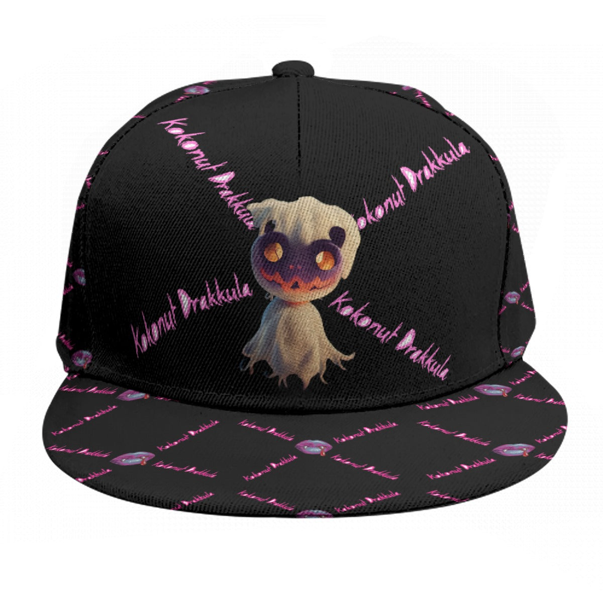 Baseball Cap With Flat Brim