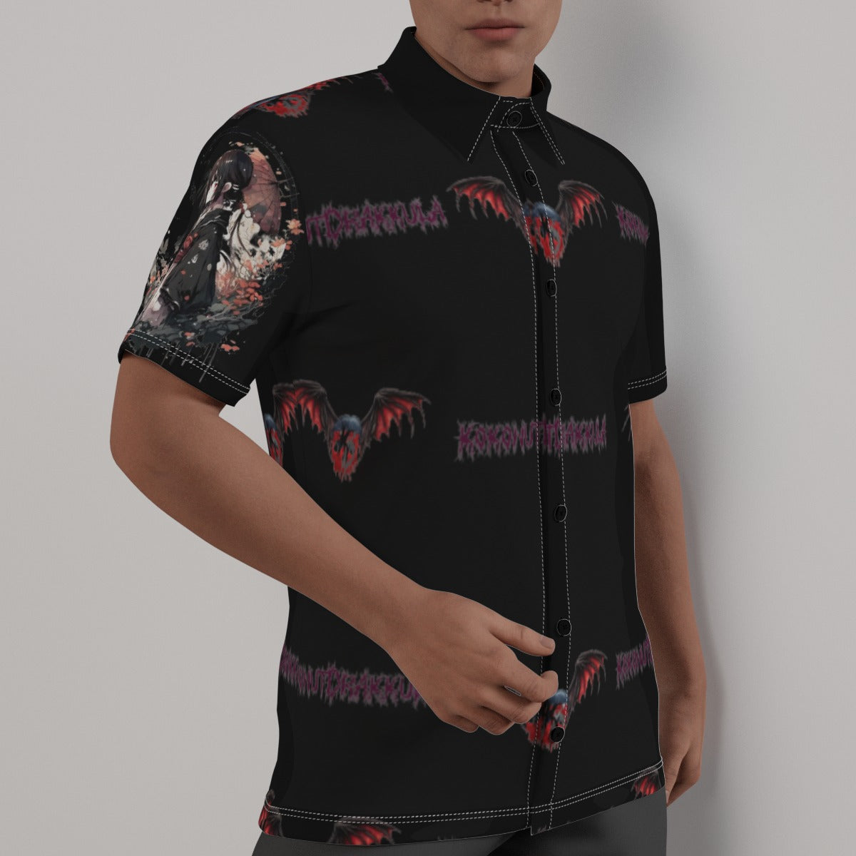 All-Over Print Men's Shirt