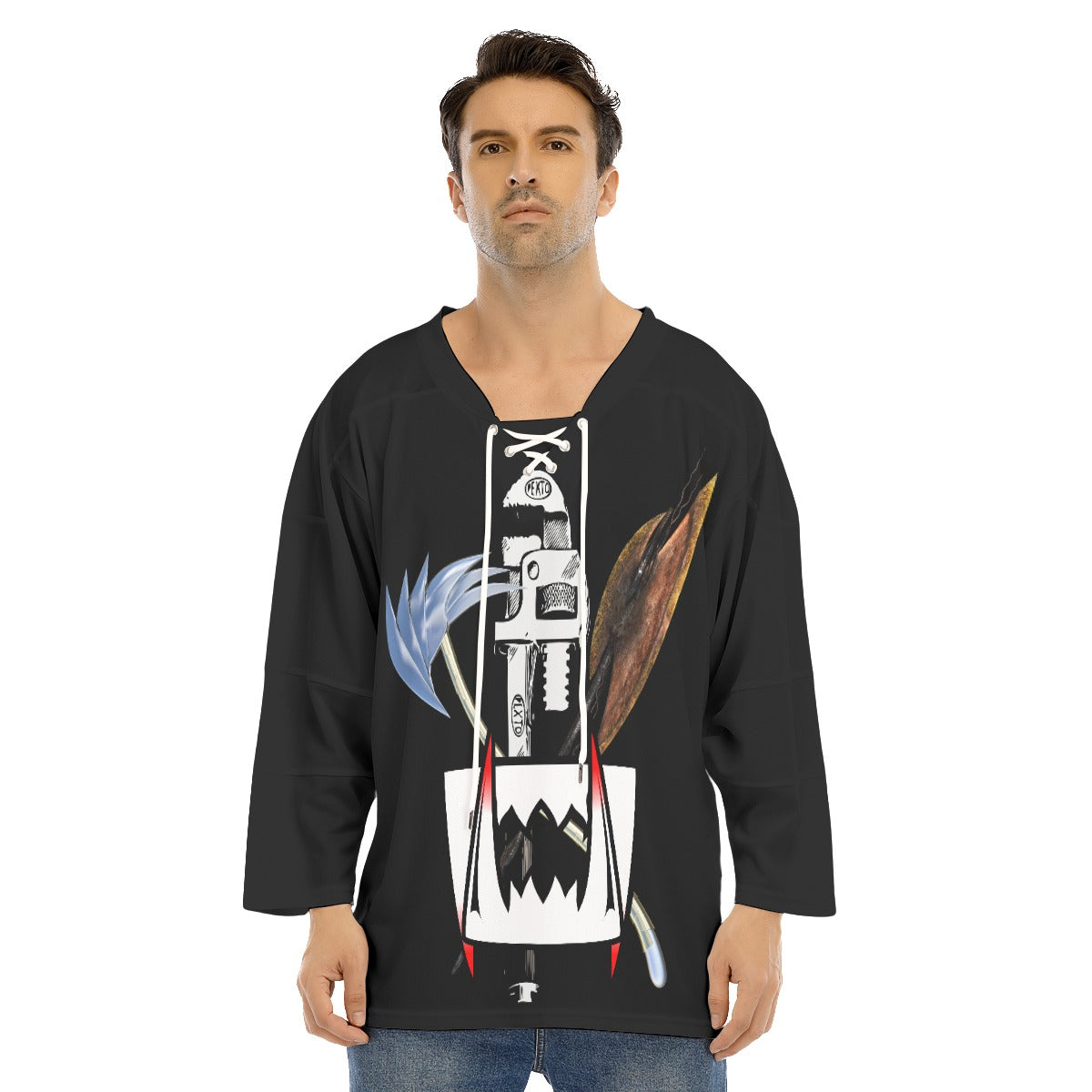 All-Over Print Men's Hockey Jersey