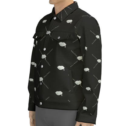 All-Over Print Unisex Lapel Jacket | 245GSM Cotton