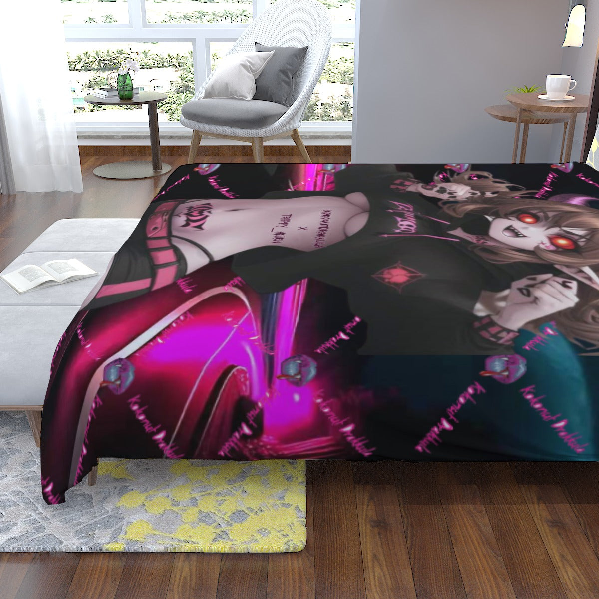 Lightweight & Breathable Quilt With Edge-wrapping Strips