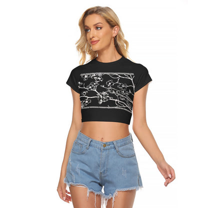All-Over Print Women's Raglan Cropped T-shirt