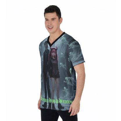All-Over Print V-Neck T-Shirt