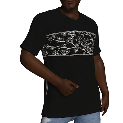 All-Over Print V-Neck T-Shirt