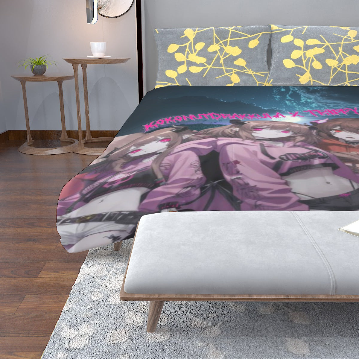 Lightweight & Breathable Quilt With Edge-wrapping Strips