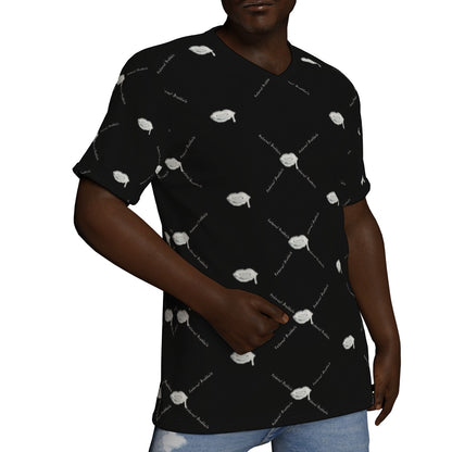 All-Over Print V-Neck T-Shirt