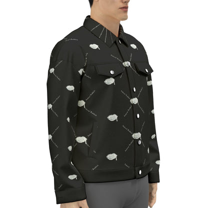 All-Over Print Unisex Lapel Jacket | 245GSM Cotton