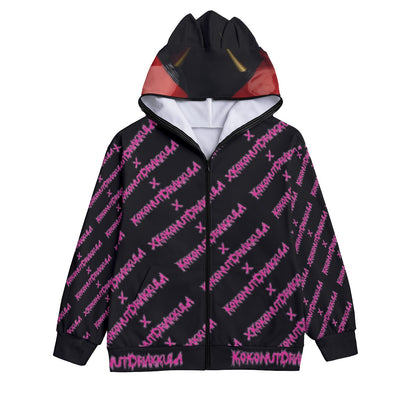 All-Over Print Unisex Pullover Hoodie With Zipper Closure