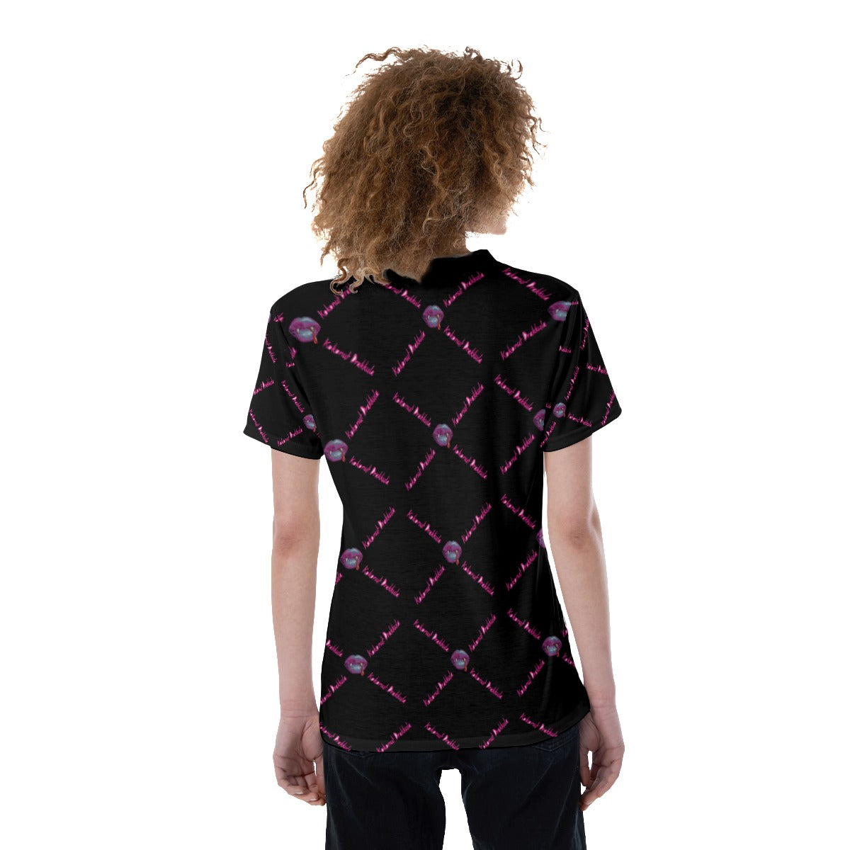 All-Over Print V-neck Women's T-shirt