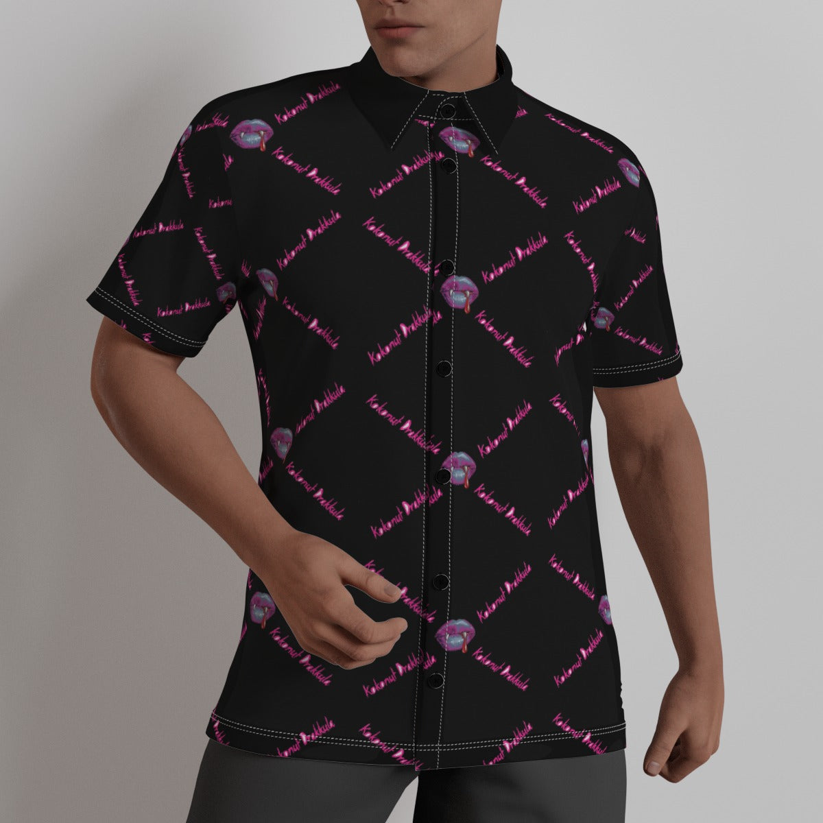 All-Over Print Men's Shirt