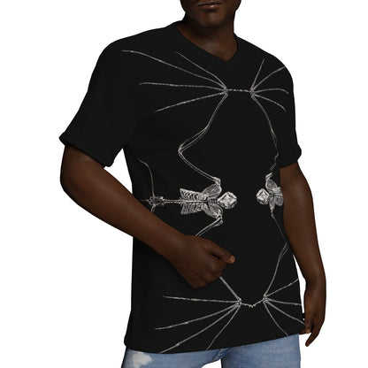 All-Over Print V-Neck T-Shirt