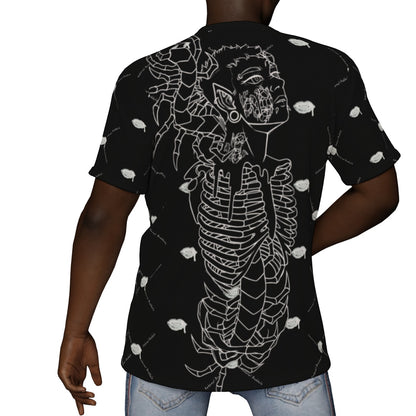 All-Over Print V-Neck T-Shirt