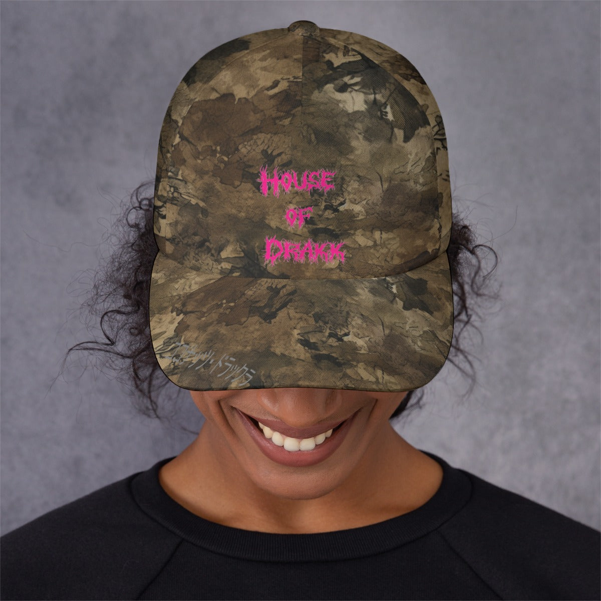 All-Over Print Peaked Cap With Box
