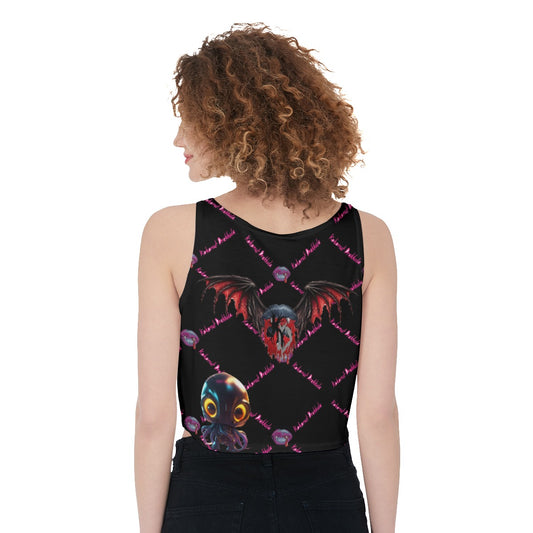 All-Over Print Crop-Tank Top