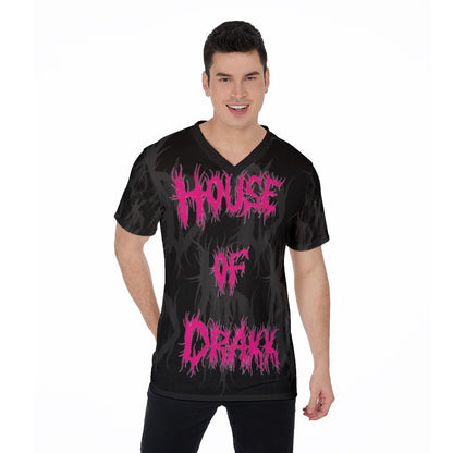 All-Over Print V-Neck T-Shirt