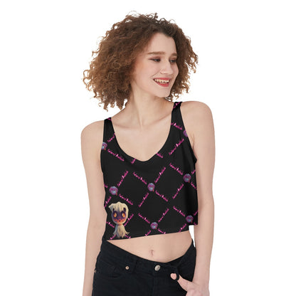 All-Over Print Crop-Tank Top