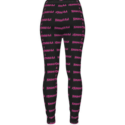 All-Over Print Women's Ripped Leggings