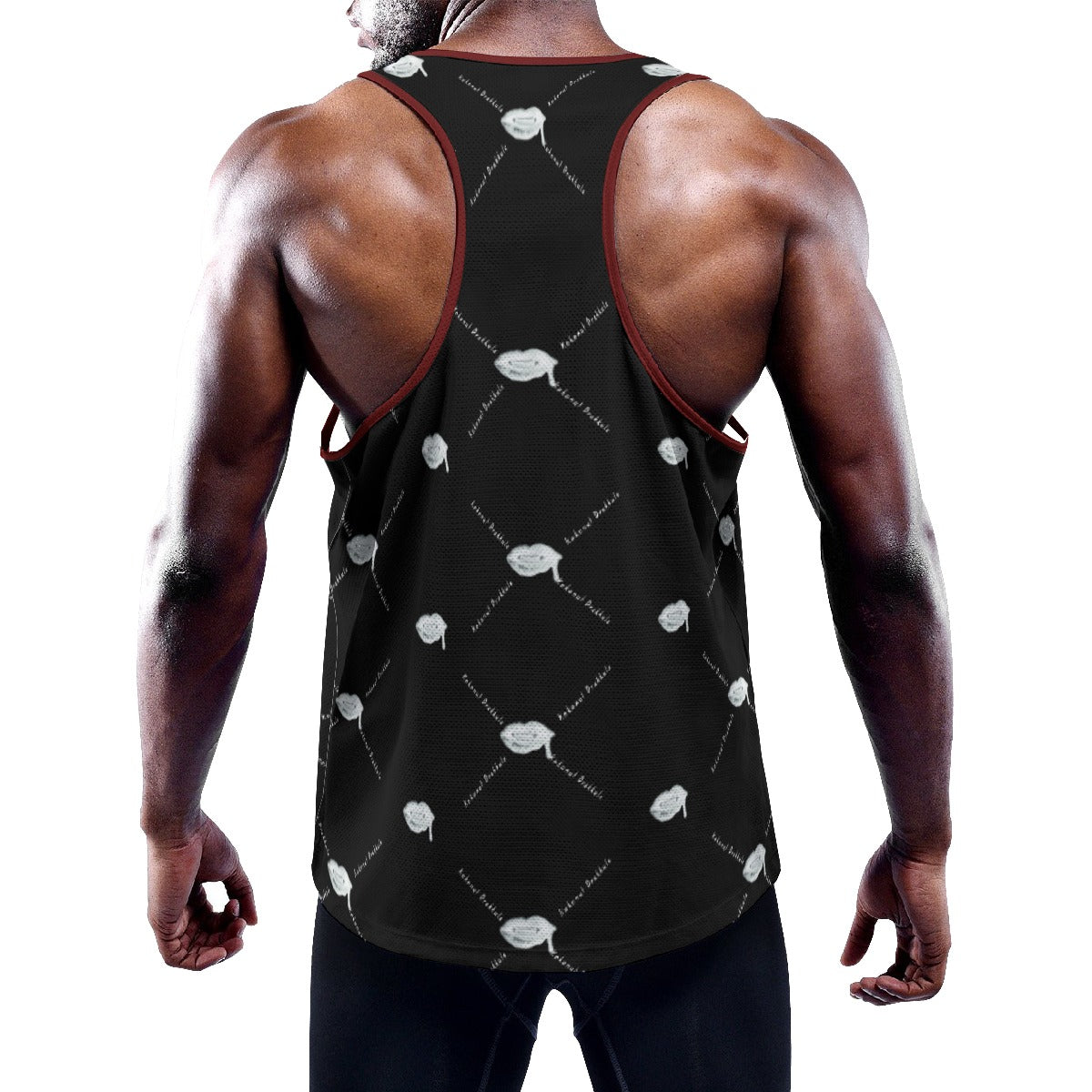 All-Over Print Men's Slim Y-Back Muscle Tank Top