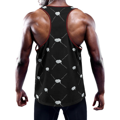 All-Over Print Men's Slim Y-Back Muscle Tank Top