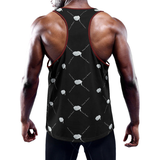All-Over Print Men's Slim Y-Back Muscle Tank Top
