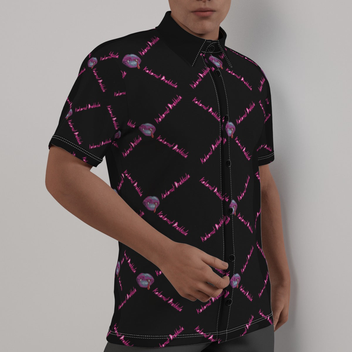 All-Over Print Men's Shirt