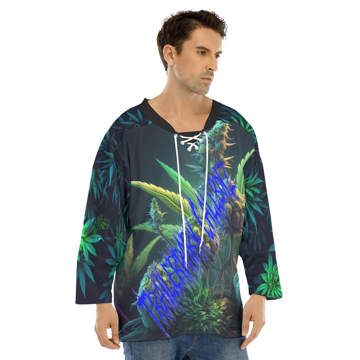 All-Over Print Men's Hockey Jersey