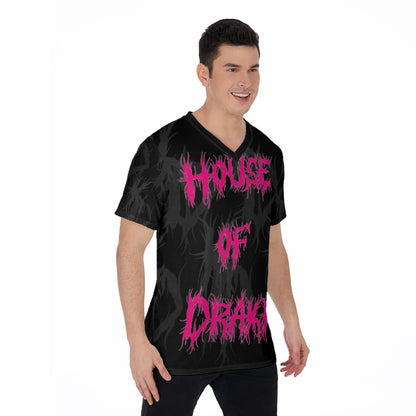 All-Over Print V-Neck T-Shirt