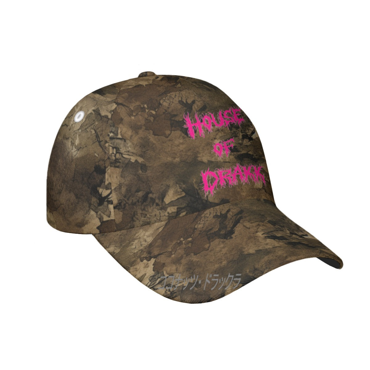 All-Over Print Peaked Cap With Box