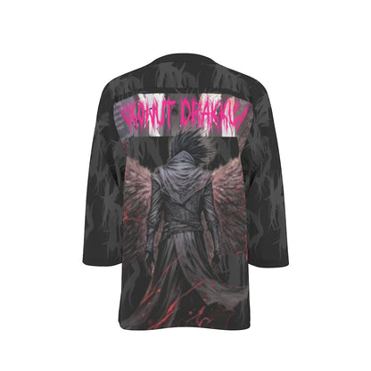 All-Over Print Men's V-neck Ice Hockey Jersey