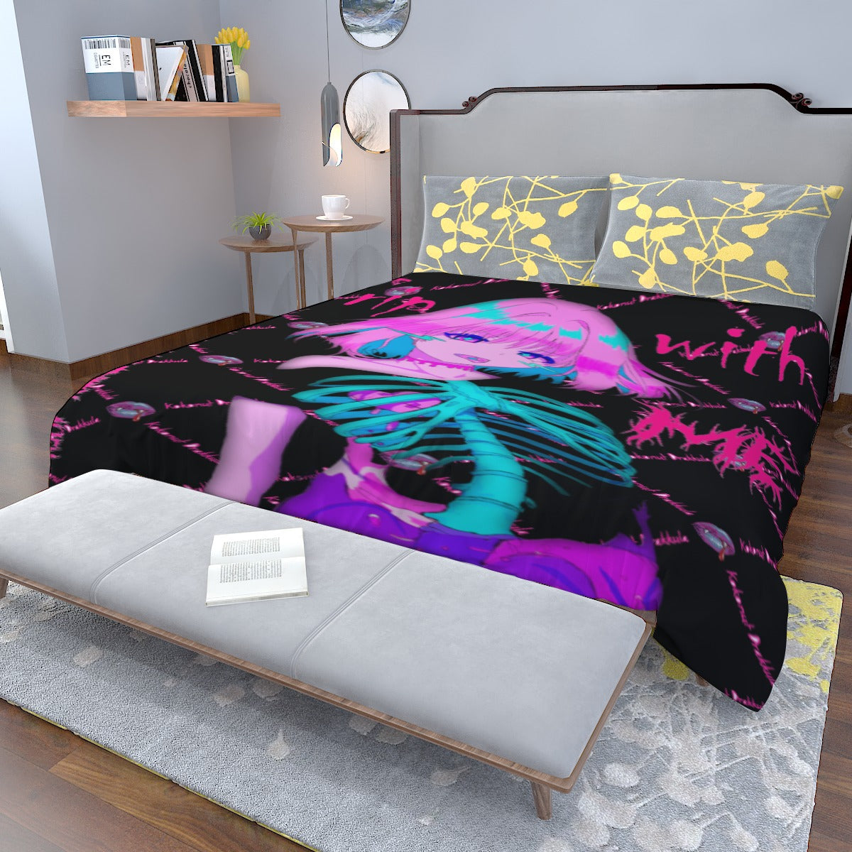 Lightweight & Breathable Quilt With Edge-wrapping Strips