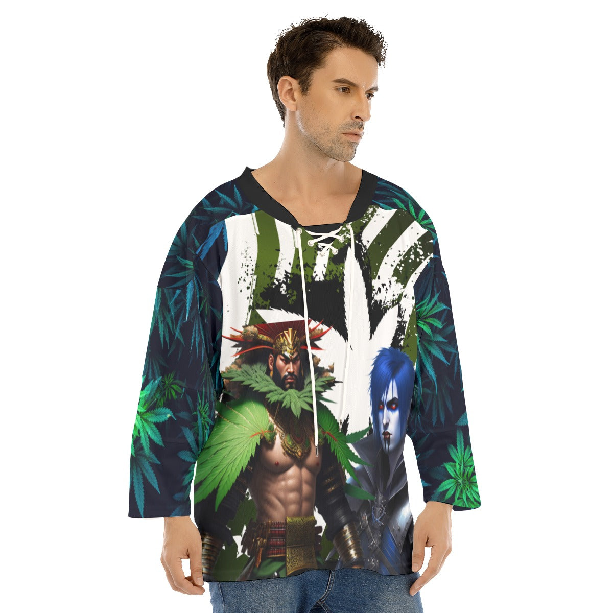 All-Over Print Men's Hockey Jersey